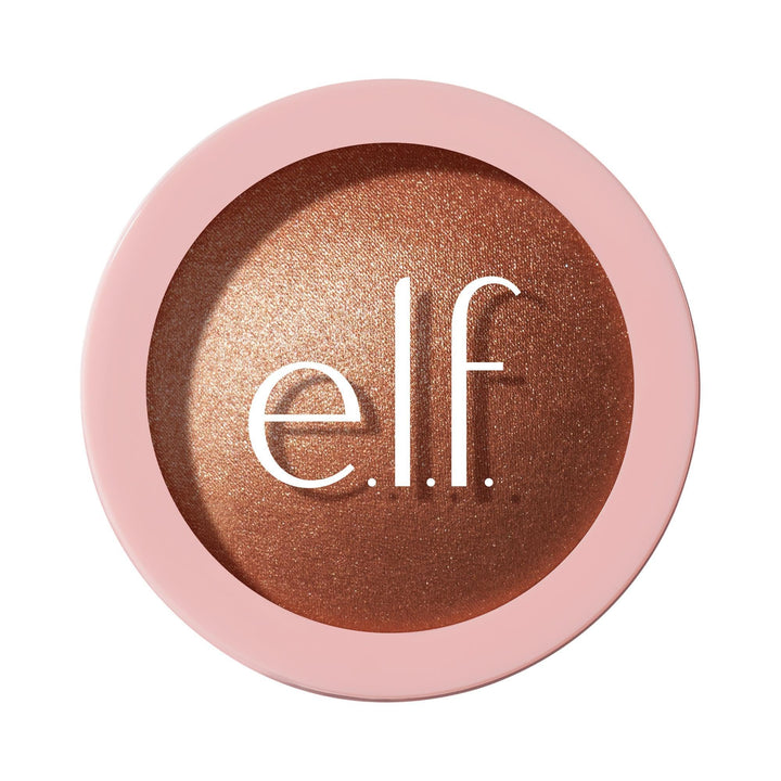 e.l.f. compact front pan showing Coppertunist shade and smooth finish
