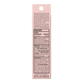 e.l.f. Halo Glow ingredients label highlighting zinc oxide and niacinamide