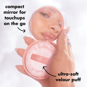e.l.f. lifestyle shot inside a makeup bag for everyday convenience