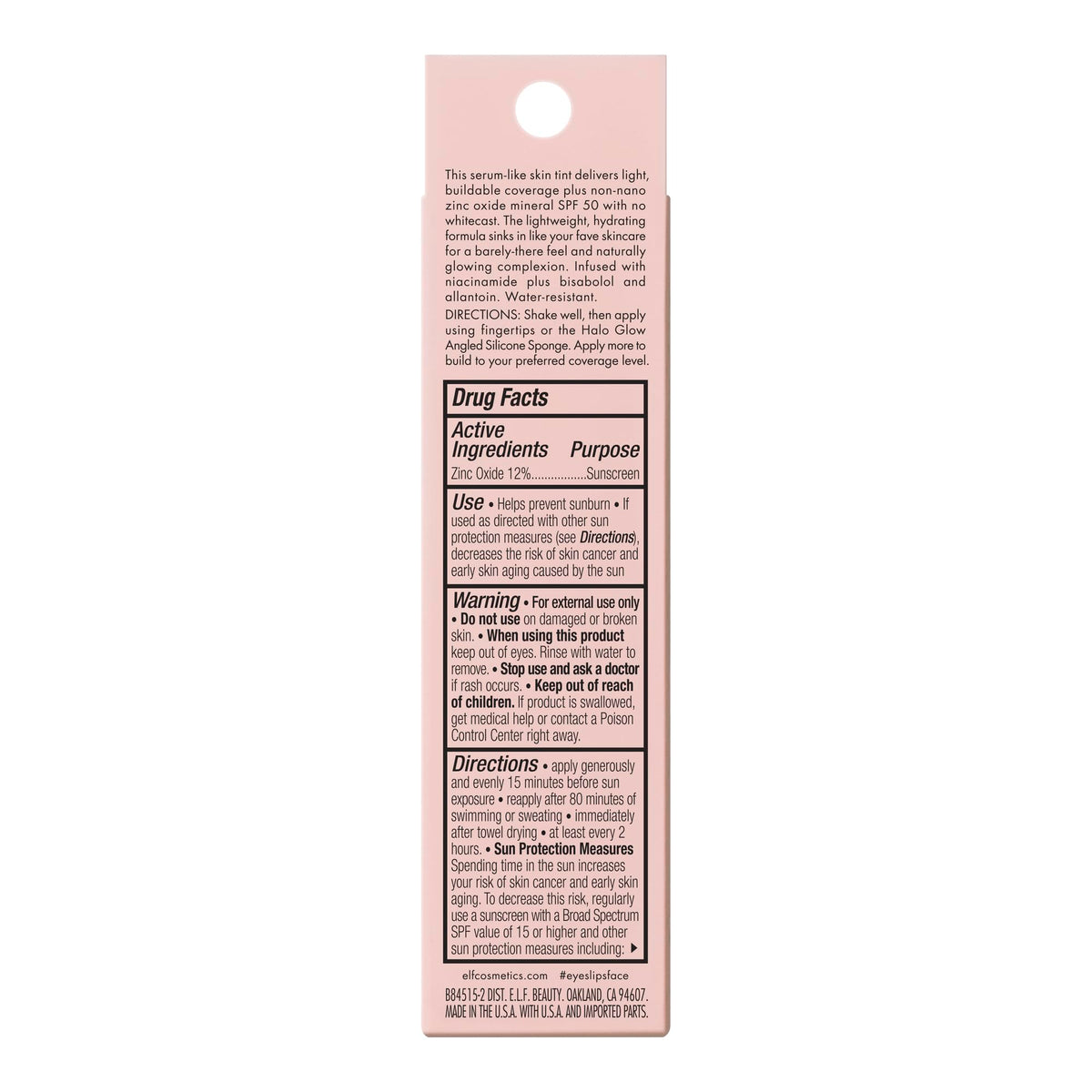 e.l.f. lifestyle on vanity conveying daily skincare and sunscreen convenience