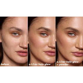 e.l.f. Halo Glow packaging with Fair Trade seal highlighting ethical manufacturing
