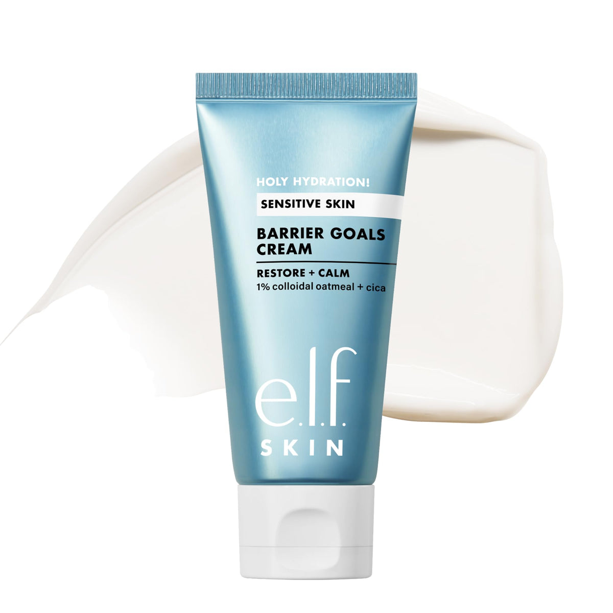e.l.f. jar front view showing product and hydration benefit
