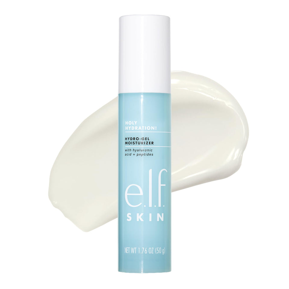 e.l.f. Holy Hydration front jar showing label and size, clear hydration benefit