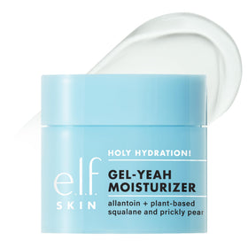 e.l.f. front packaging showing jar and label, clear hydration benefit