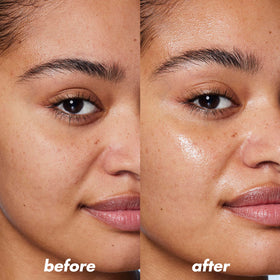 e.l.f. gel texture swiped on hand demonstrating lightweight, fast-absorbing hydration