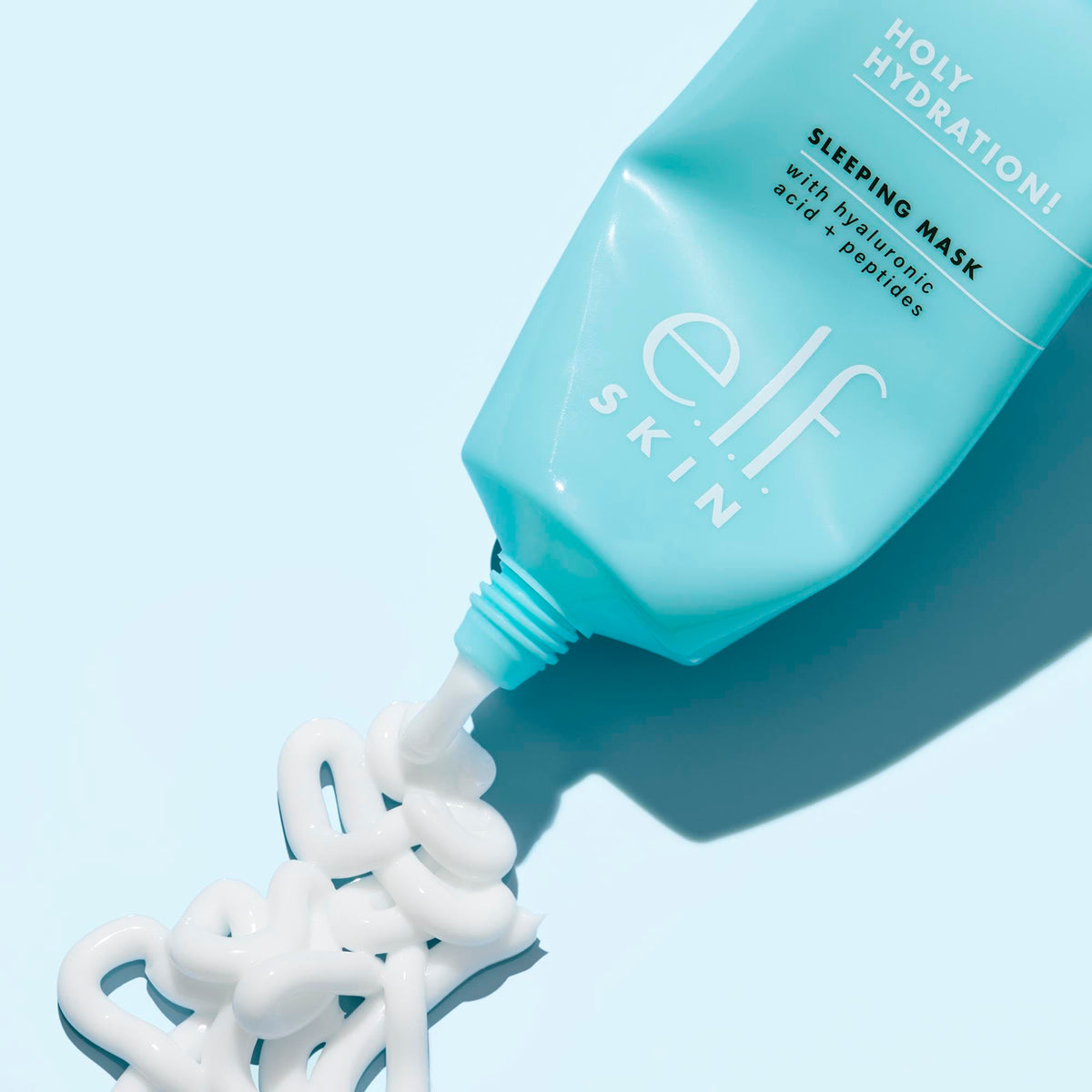 e.l.f. jar on nightstand showing overnight skincare convenience