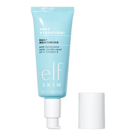 e.l.f. cream texture on fingertip being smoothed on skin, illustrating quick absorption benefit