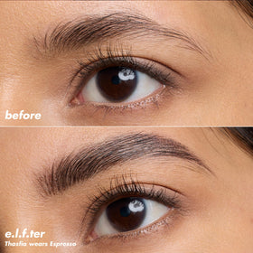 e.l.f. close-up of micro-fine tip for precise hair-like strokes and control