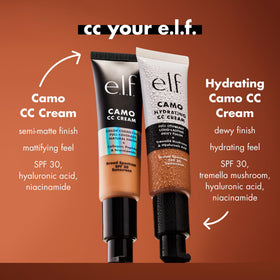 e.l.f. close-up label showing SPF 30 protection and product details