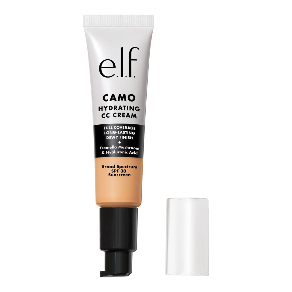 e.l.f. front packaging showing bottle and branding with easy application