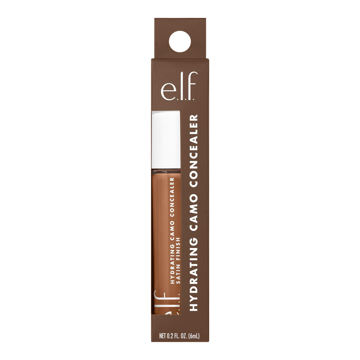 e.l.f. concealer before and after under-eye to show instant concealment