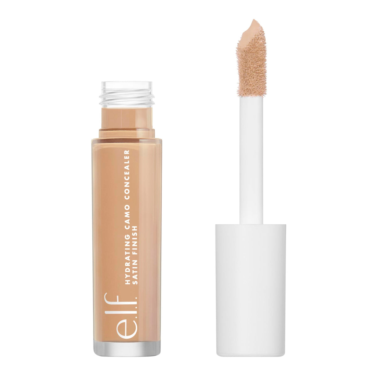 e.l.f. front packaging showing product name and shade Medium Golden for clear identification and appeal