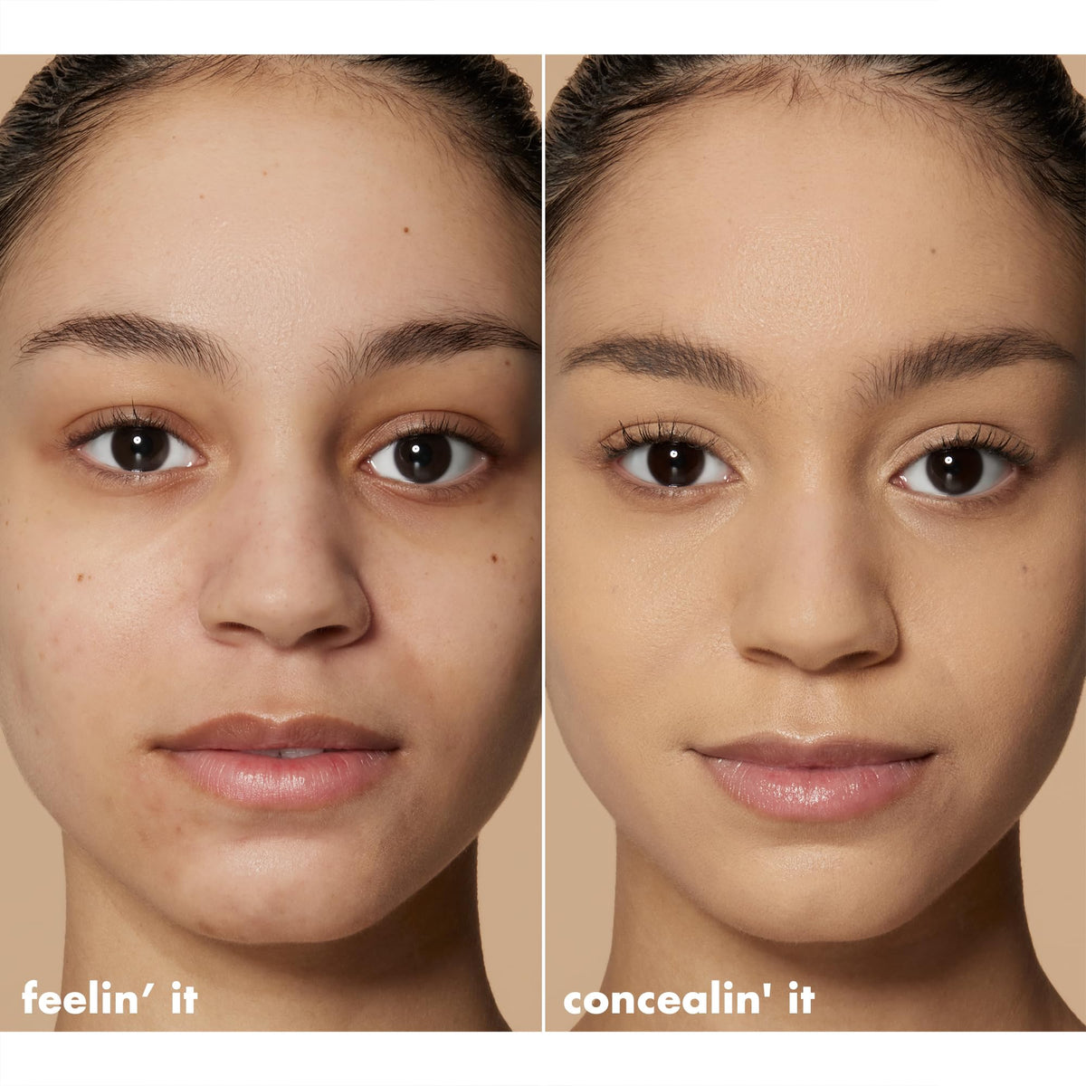 e.l.f. concealer blended on skin close-up to demonstrate natural coverage