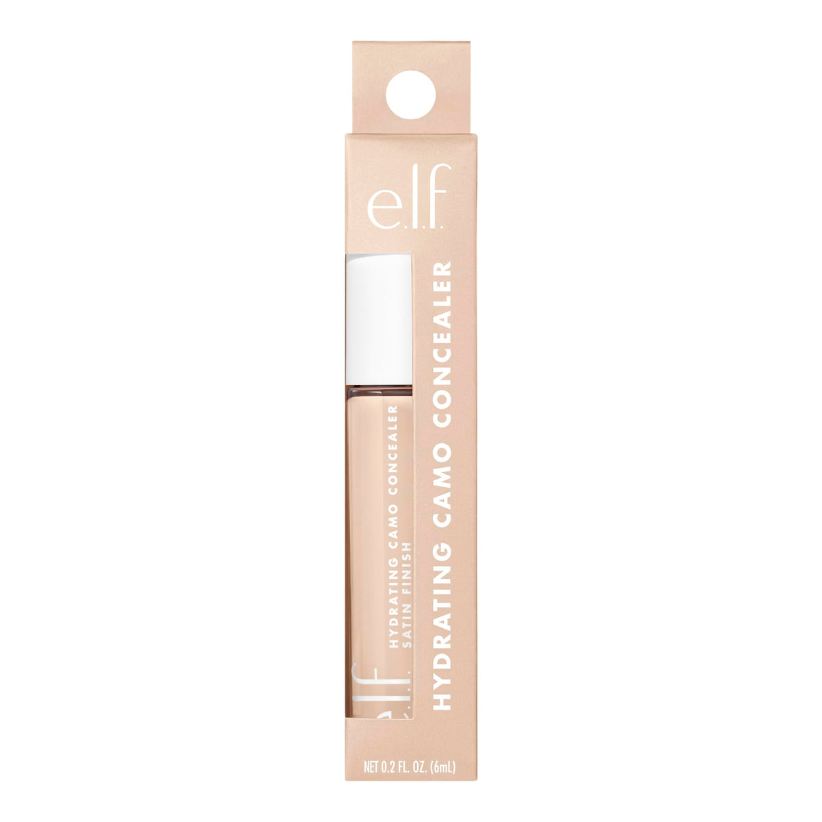 e.l.f. packaging label detail displaying ingredients and vegan cruelty-free assurance