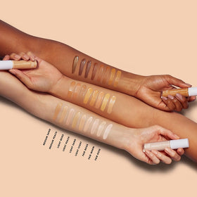 e.l.f. concealer tube label Fair Warm visible for shade identification benefit