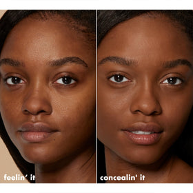 e.l.f. concealer swatch on arm in Rich Cocoa for accurate shade match