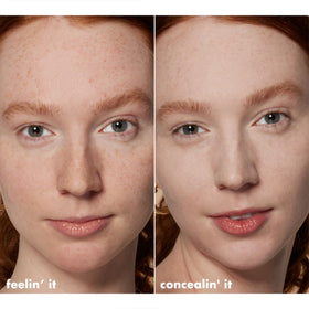 e.l.f. close-up of creamy texture highlighting blendable, hydrating finish
