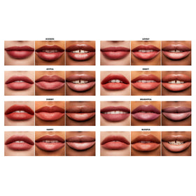 e.l.f. lip application image showing natural mauve color and instant shine