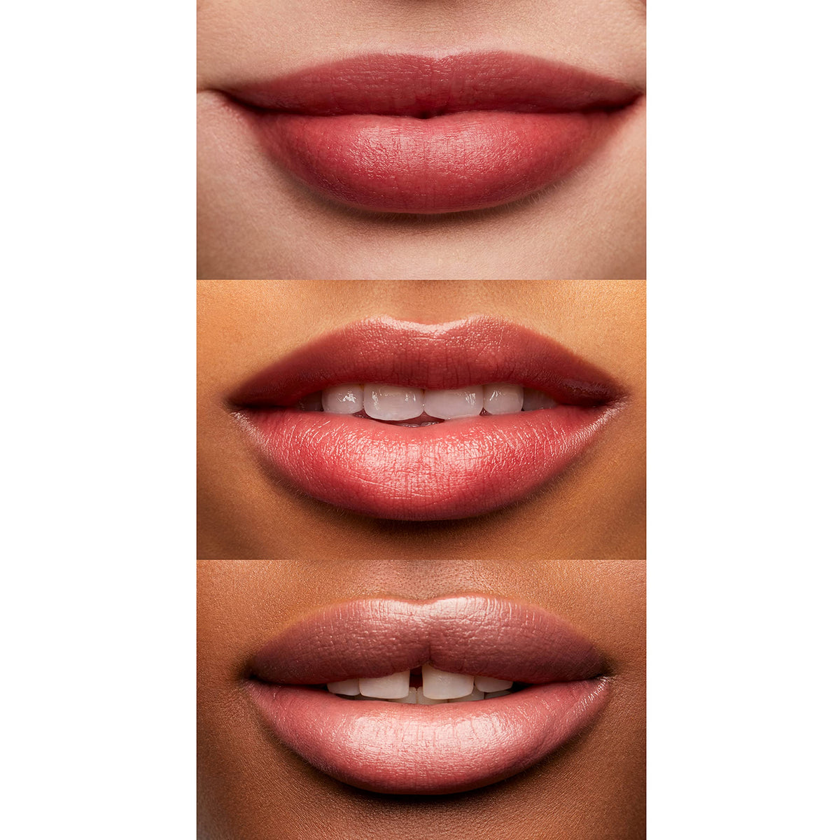 e.l.f. texture swipe of balm showing glossy finish and smooth application