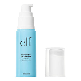 e.l.f. primer next to foundation showing improved makeup prep