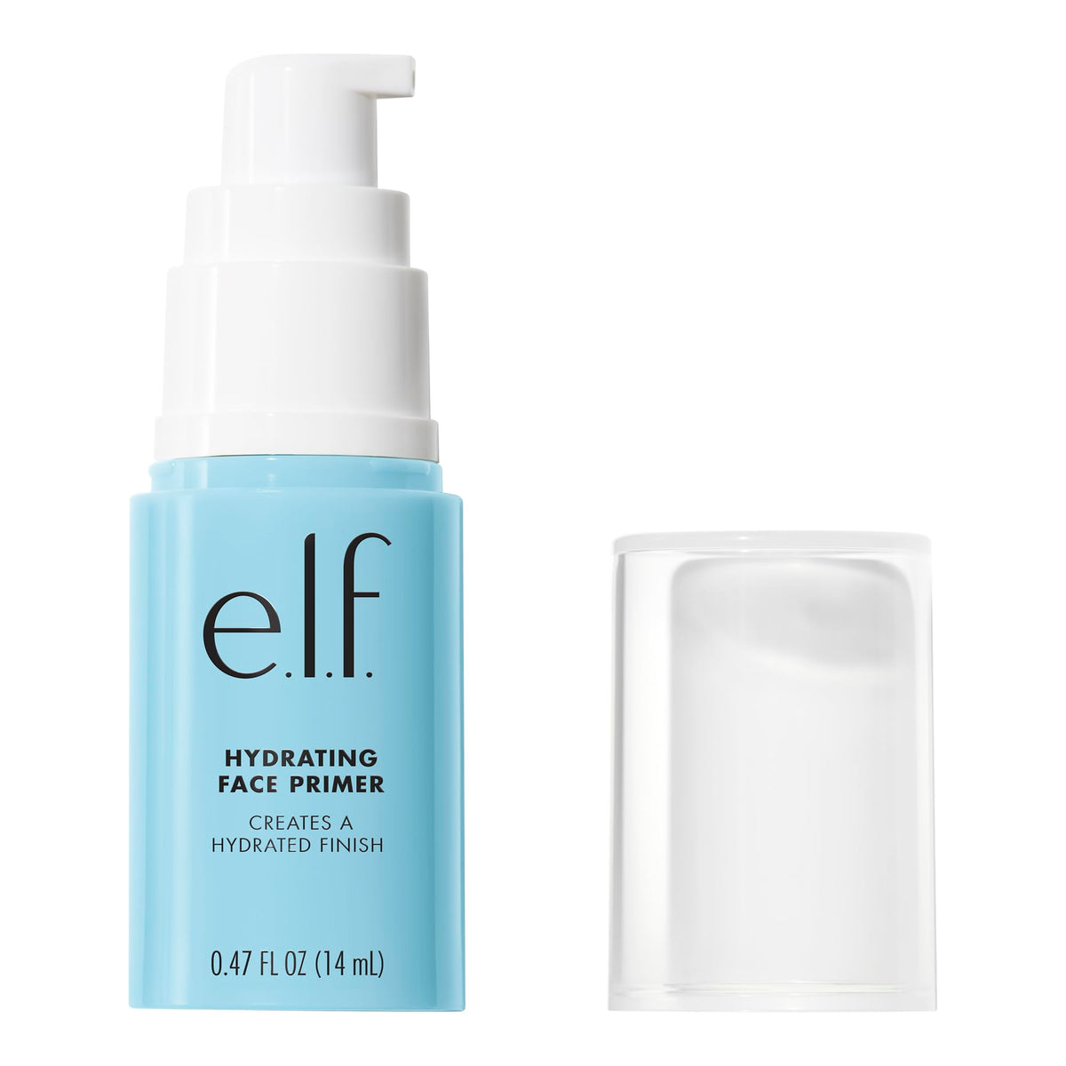 e.l.f. primer ingredients layout highlighting grape and vitamin blend
