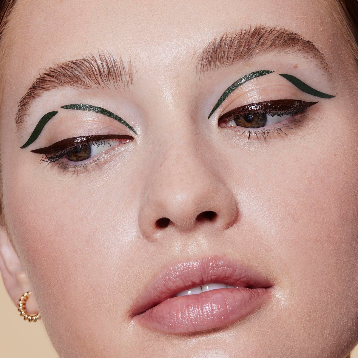 e.l.f. H2O Proof finished cat-eye look showing bold matte definition