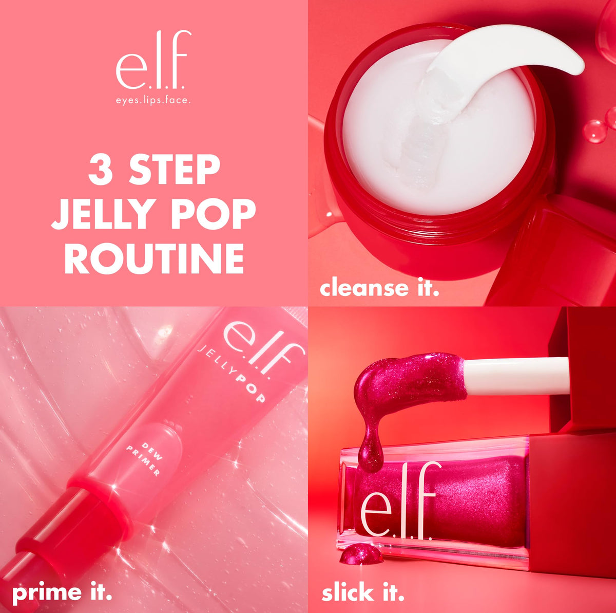 e.l.f. jelly pop scale comparison next to lipstick showing size and portability