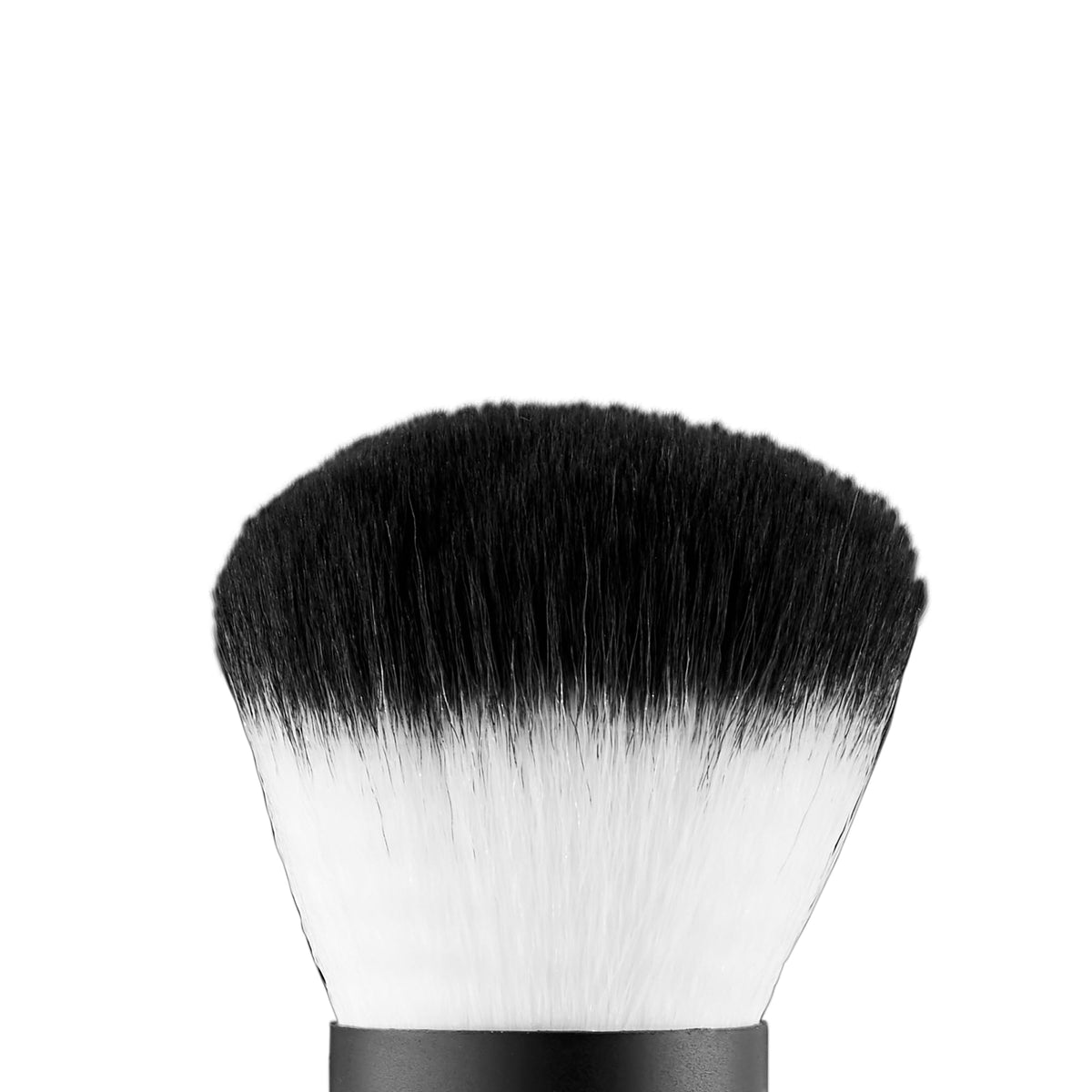 e.l.f. kabuki brush bristle close-up showing dense synthetic fibers for smooth blending