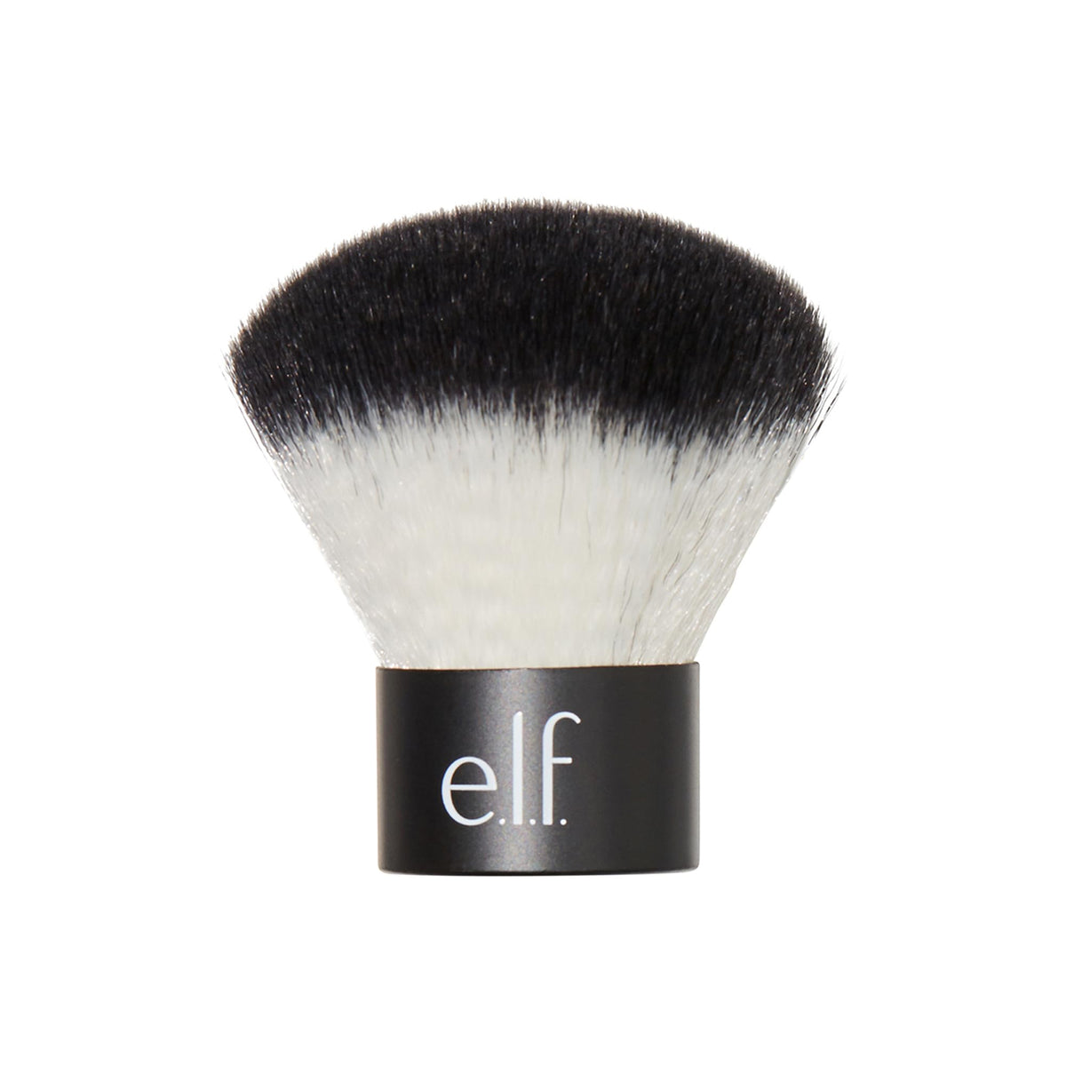 e.l.f. kabuki brush front view showing compact design and easy grip benefit