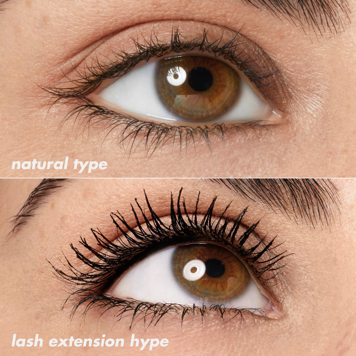 e.l.f. Lash XTNDR beside a coin showing compact travel-friendly size