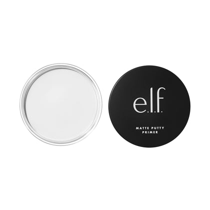 e.l.f. Matte Putty Primer jar front view showing product branding and compact size benefit