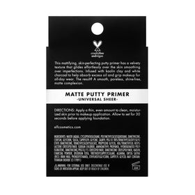 e.l.f. Matte Putty Primer on bathroom counter in routine setting promoting everyday mattifying benefit