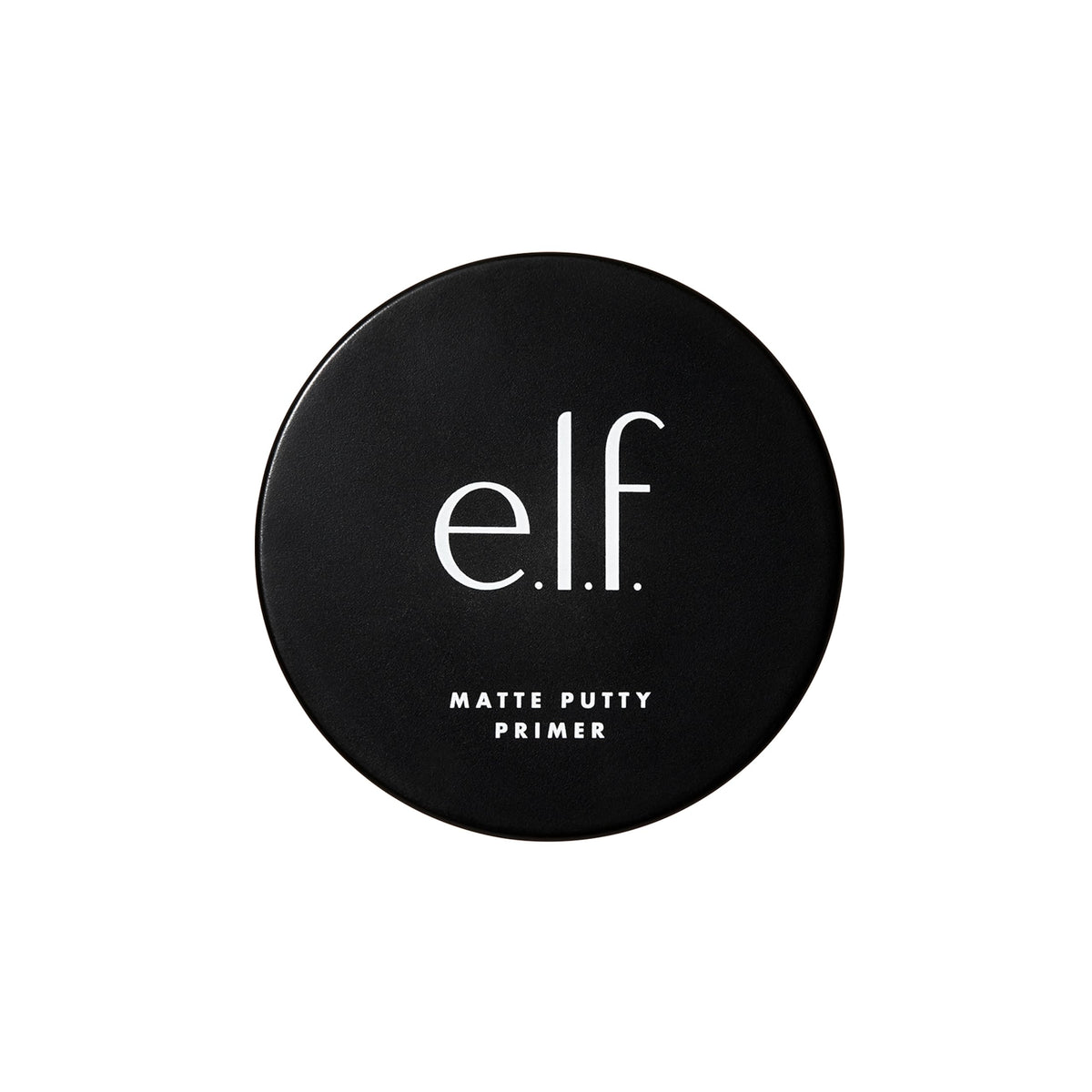e.l.f. Matte Putty Primer next to a ruler showing 0.74 oz size for travel-friendly benefit