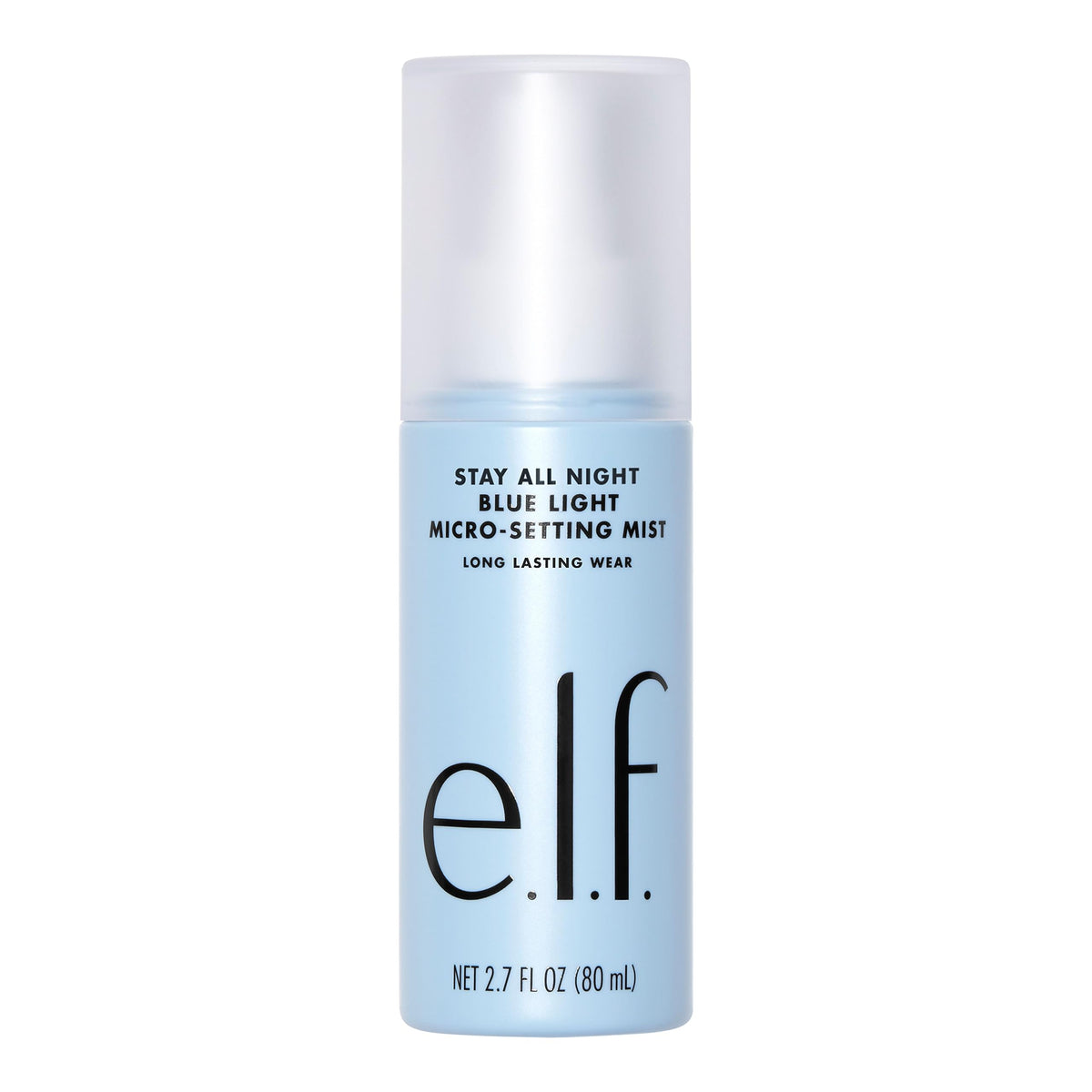 e.l.f. close-up of fine micro-mist spray demonstrating even coverage benefit
