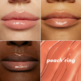 e.l.f. Peach Ring texture close-up showing buttery melt and hydration