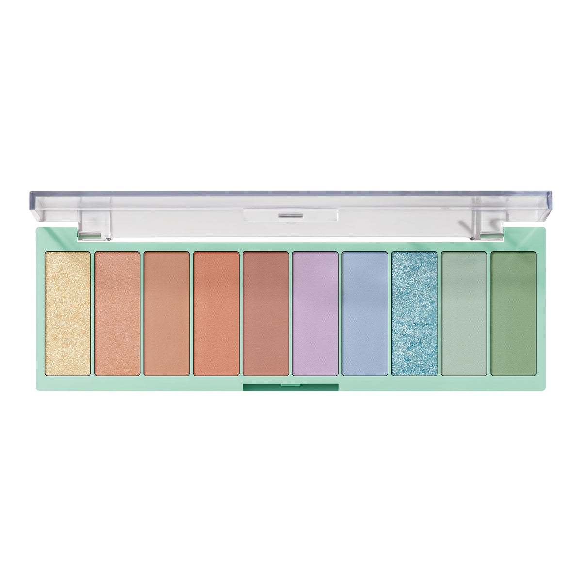 e.l.f. front packaging showing palette and colorful shades for bold looks