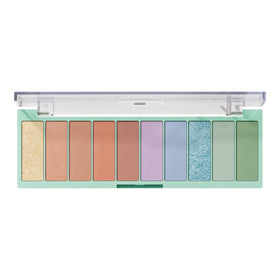 e.l.f. front packaging showing palette and colorful shades for bold looks