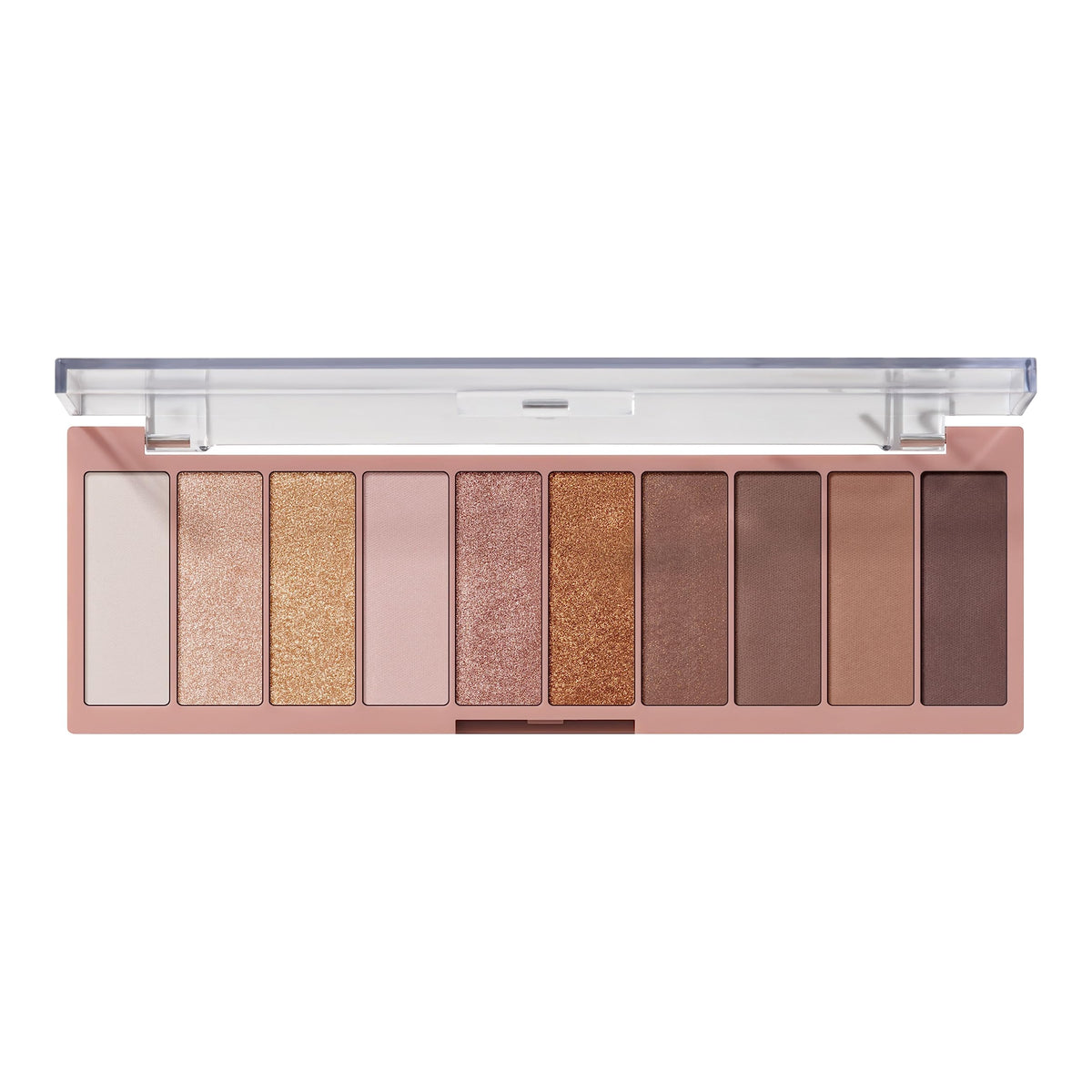 e.l.f. front packaging showing neutral palette, compact and travel-friendly