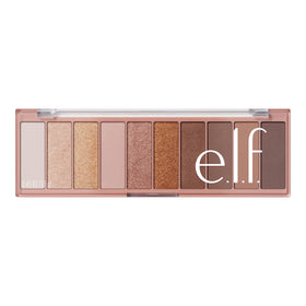 e.l.f. palette placed on vanity with brushes, inspires everyday makeup routines