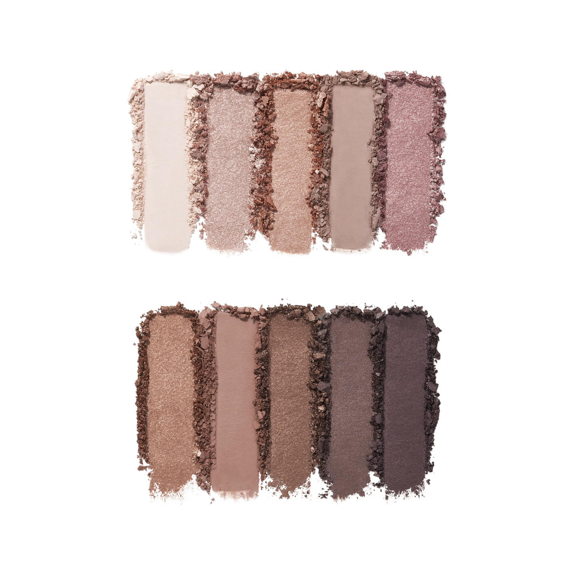 e.l.f. close-up of shadow pans highlighting creamy powder texture and pigmentation