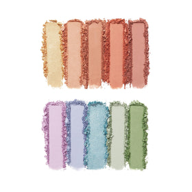 e.l.f. closeup of pans highlighting rich pigmentation and smooth finish