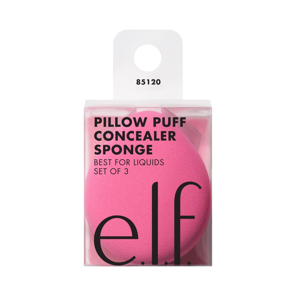 e.l.f. Pillow Puff front packaging showing compact sponge and brand