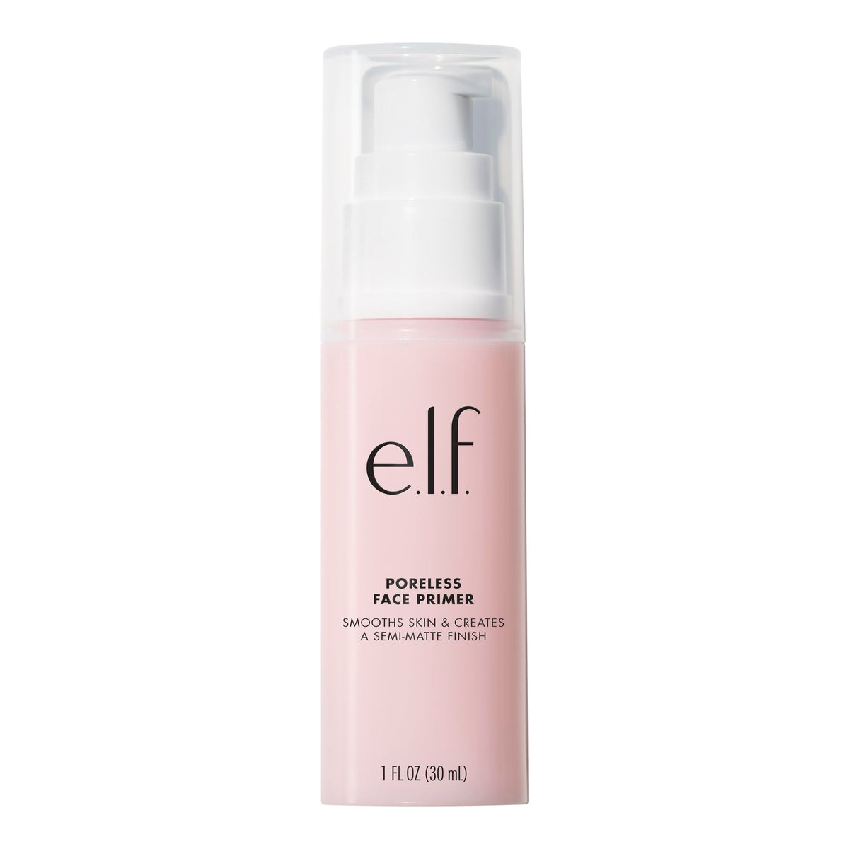 e.l.f. bottle front view showing sleek primer packaging and brand clarity