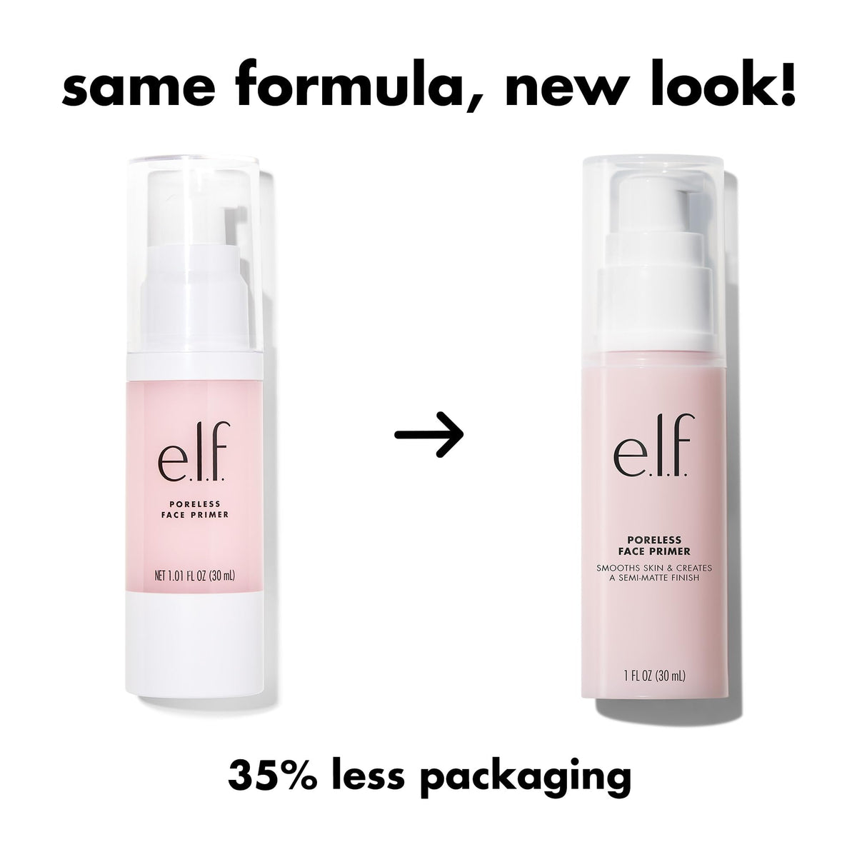 e.l.f. primer dispensed from pump demonstrating controlled application benefit