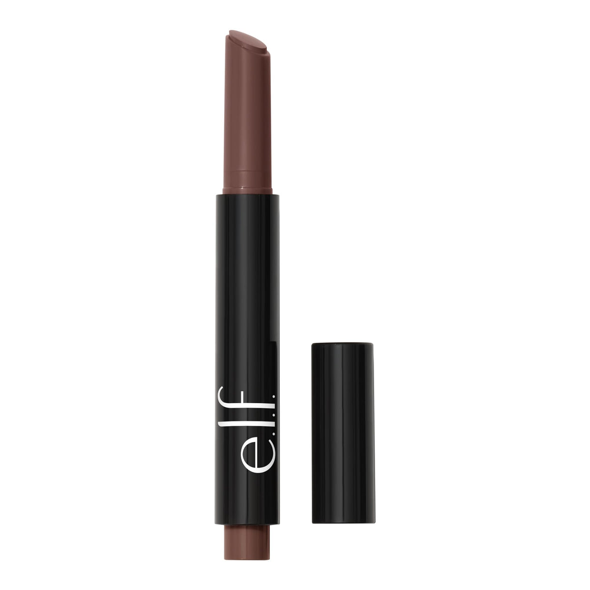 e.l.f. Pout Clout pen front view showing compact design and shade Bust A Mauve for easy touch-ups