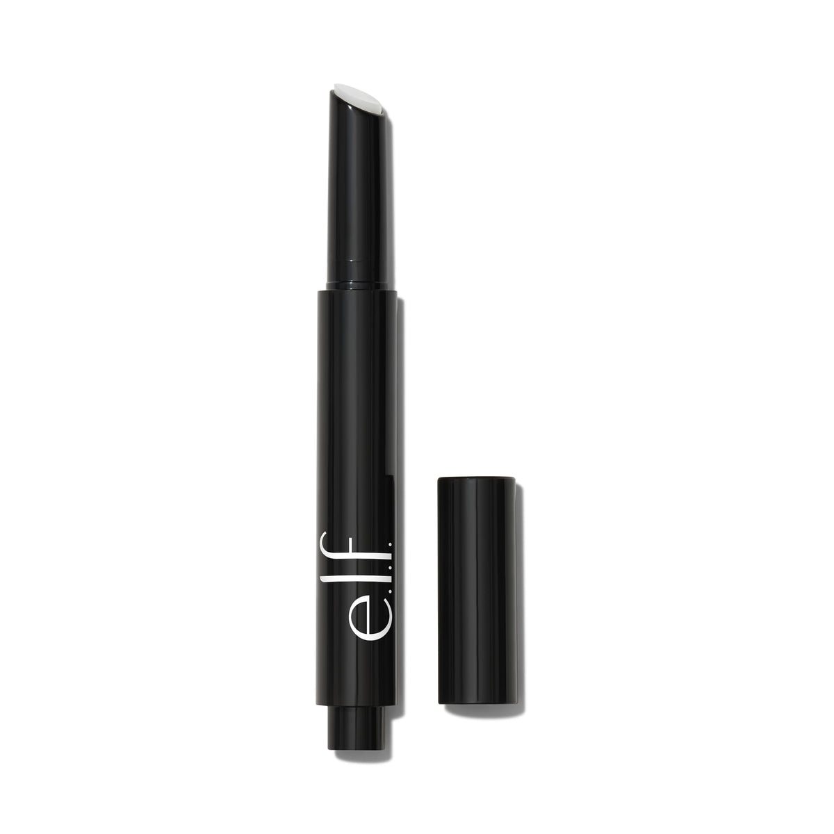 e.l.f. Pout Clout pen front view showing clear gloss and sleek packaging for easy use