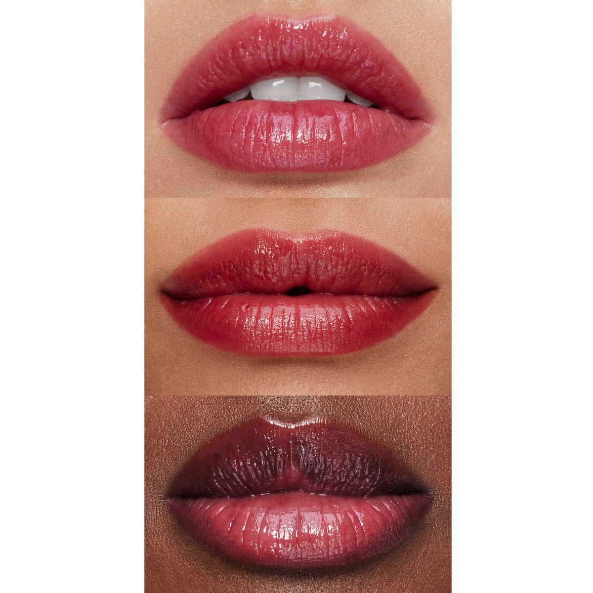 e.l.f. pen in use on model demonstrating cooling tingle and plumper-looking lips
