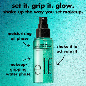 e.l.f. Power Grip held in hand to show size and travel-friendly convenience