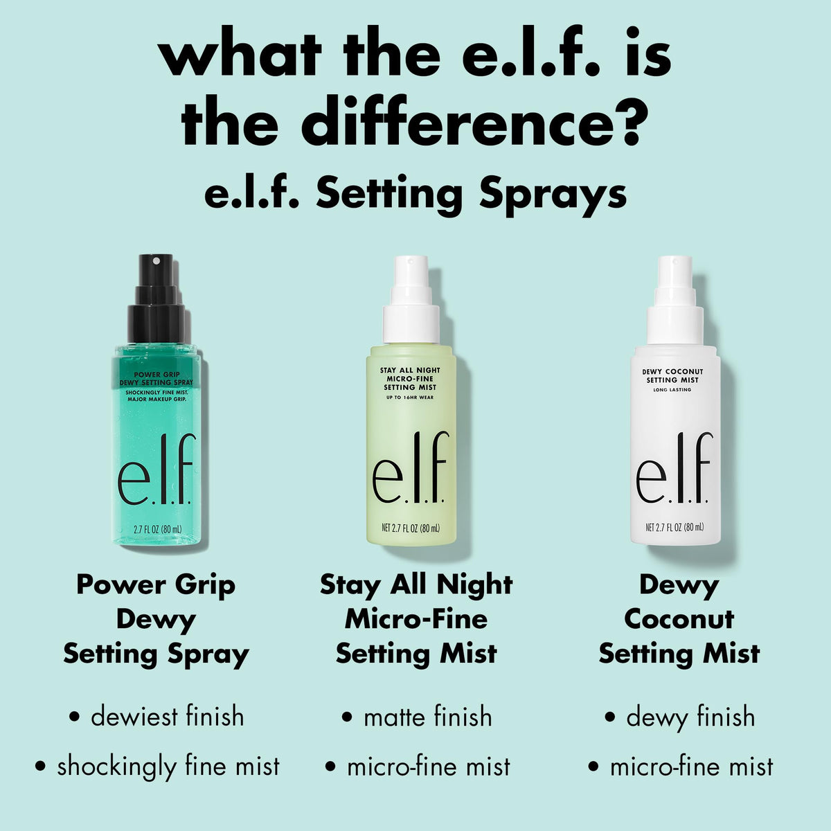 e.l.f. Power Grip ingredients label focus to show aloe and hyaluronic content