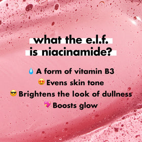 e.l.f. primer on vanity next to brushes illustrating everyday skincare-to-makeup routine